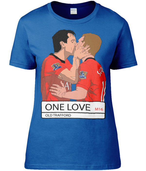 Neville and Scholes - the kiss